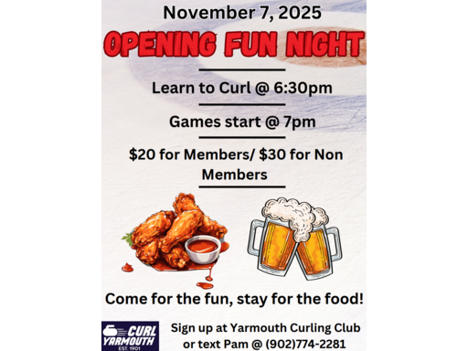 Our First Fun Night of the Season Kicks Off November 7th!