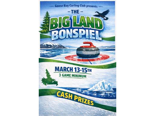 The 3rd Annual Big Land Bonspiel - Mar 13th-15th, 2026